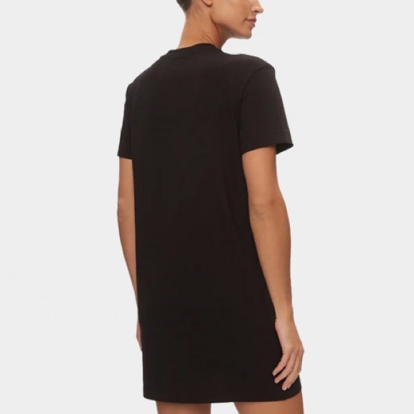 Calvin Klein T-Shirt Dress Black size Small NEW - Picture 2 of 3